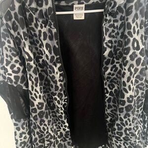 PINK Victoria's Secret Black and Gray Jacket